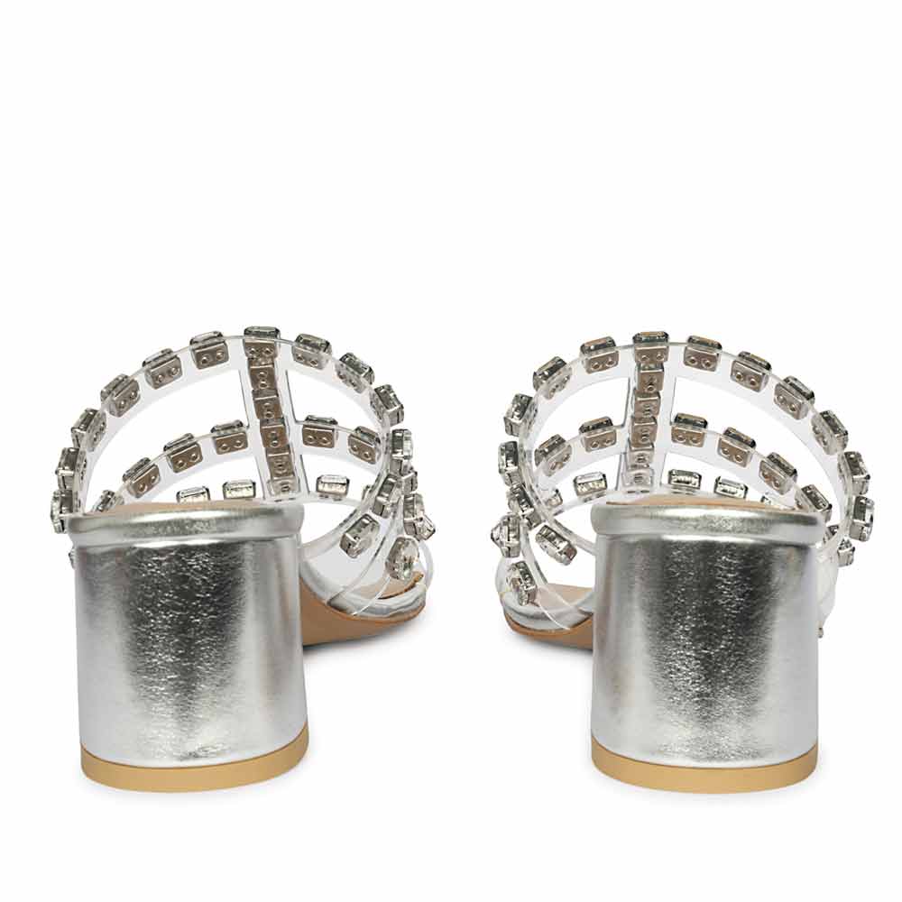 Embellished Strap Heels for Women