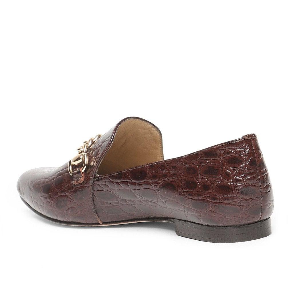 Saint Pusinna Tan Color Navy Leather Shoes - SaintG UK