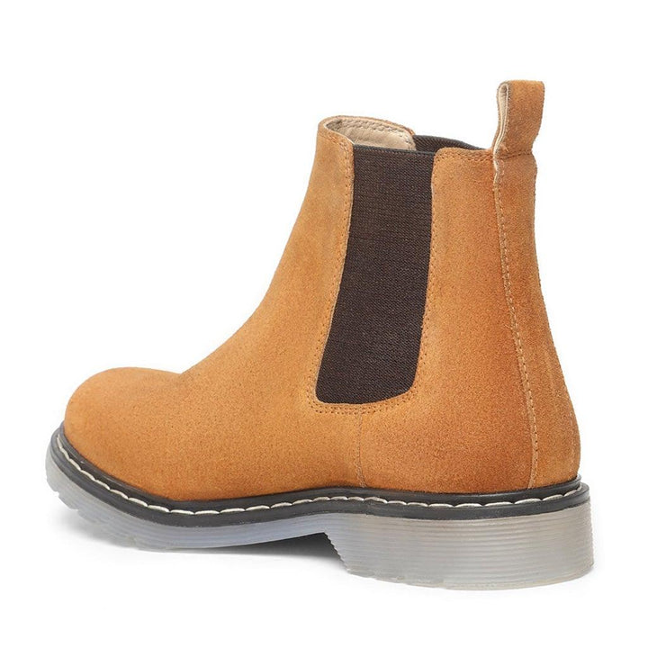 Saint Martha Tan Leather Ankle Boots - SaintG UK