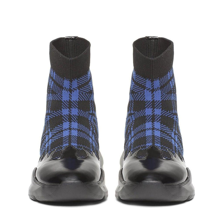 Saint Madeline Blue Suede Leather Ankle Boot - SaintG UK