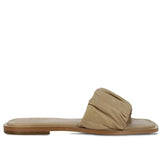 Saint  Beatrice Handcraft Beige  Leather Slip On