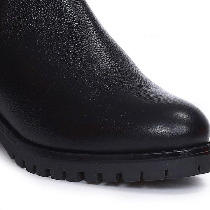 Saint Sophia Black Leather Ankle Boots - SaintG UK