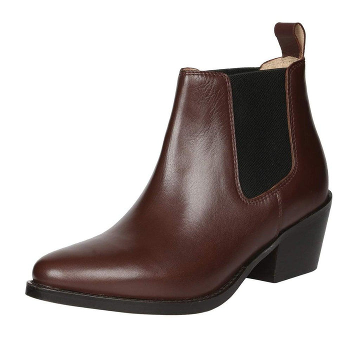 Saint Luna Burgundy Leather chelsea Boots - SaintG UK