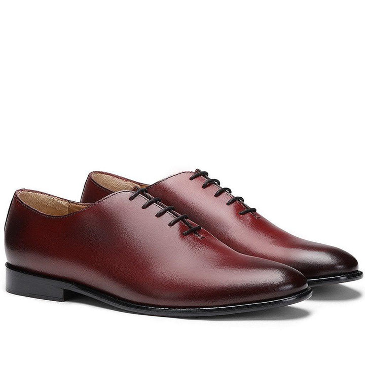 Saint Athelstan Toned Red Leather Derby Shoes - SaintG UK