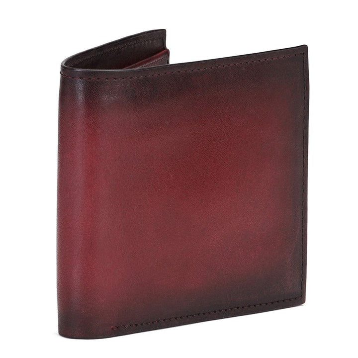 Red Italian Leather Men's Wallet Set - SaintG UK