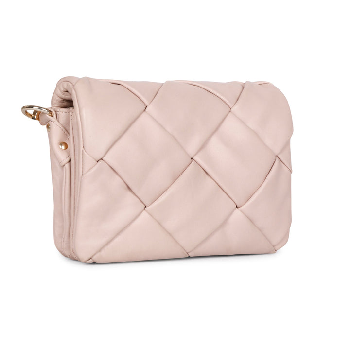 Kate Pink Blush Leather handcrafted Cross Body Sling Bags