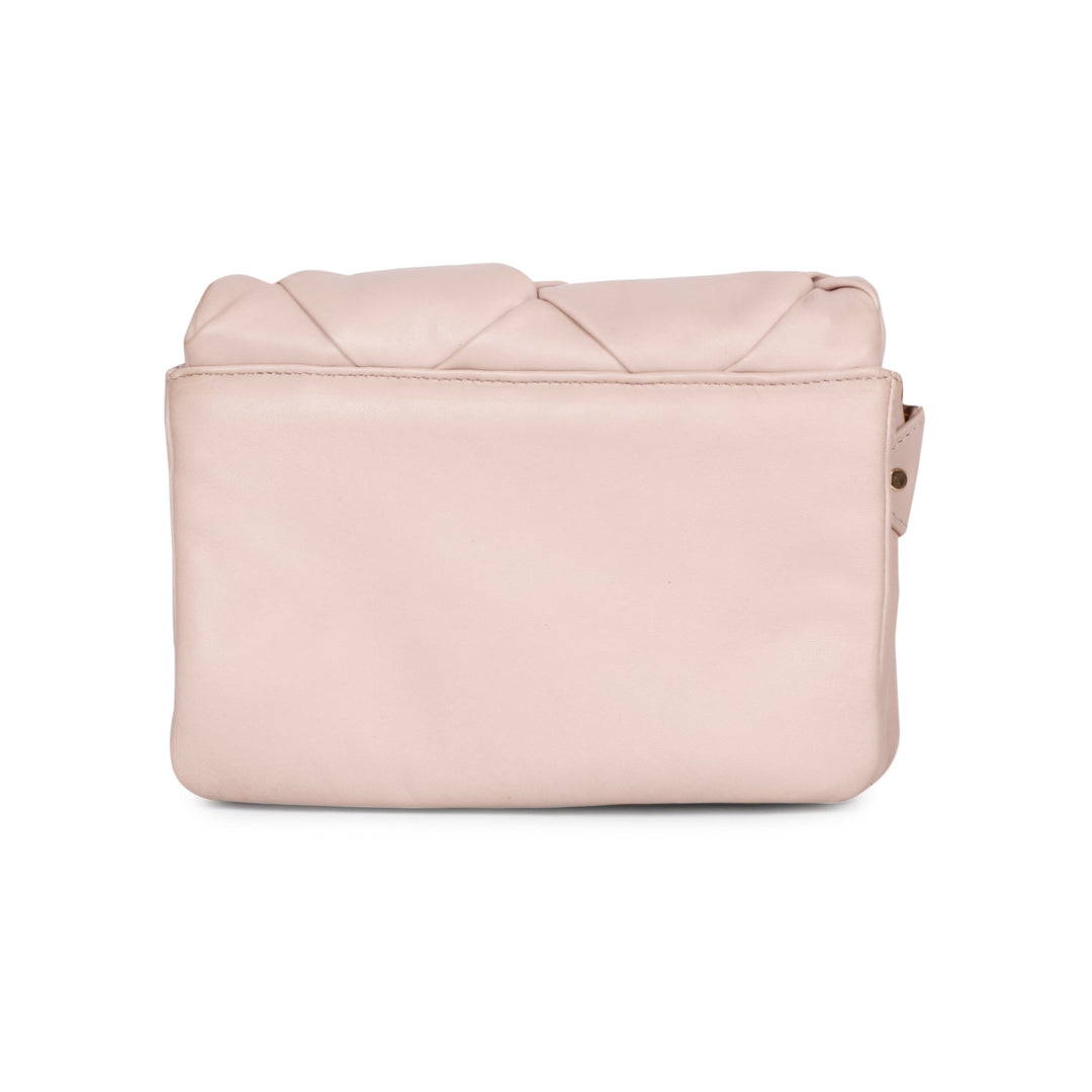 Kate Pink Blush Leather handcrafted Cross Body Sling Bags